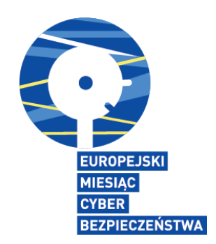 Logo miesiąc cyberbezpieczeństwa
